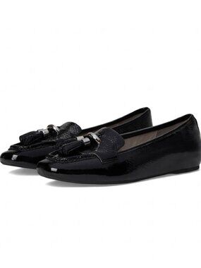 Donald Pliner LORIEL loafer patent leather in Black Size 10 M NIB